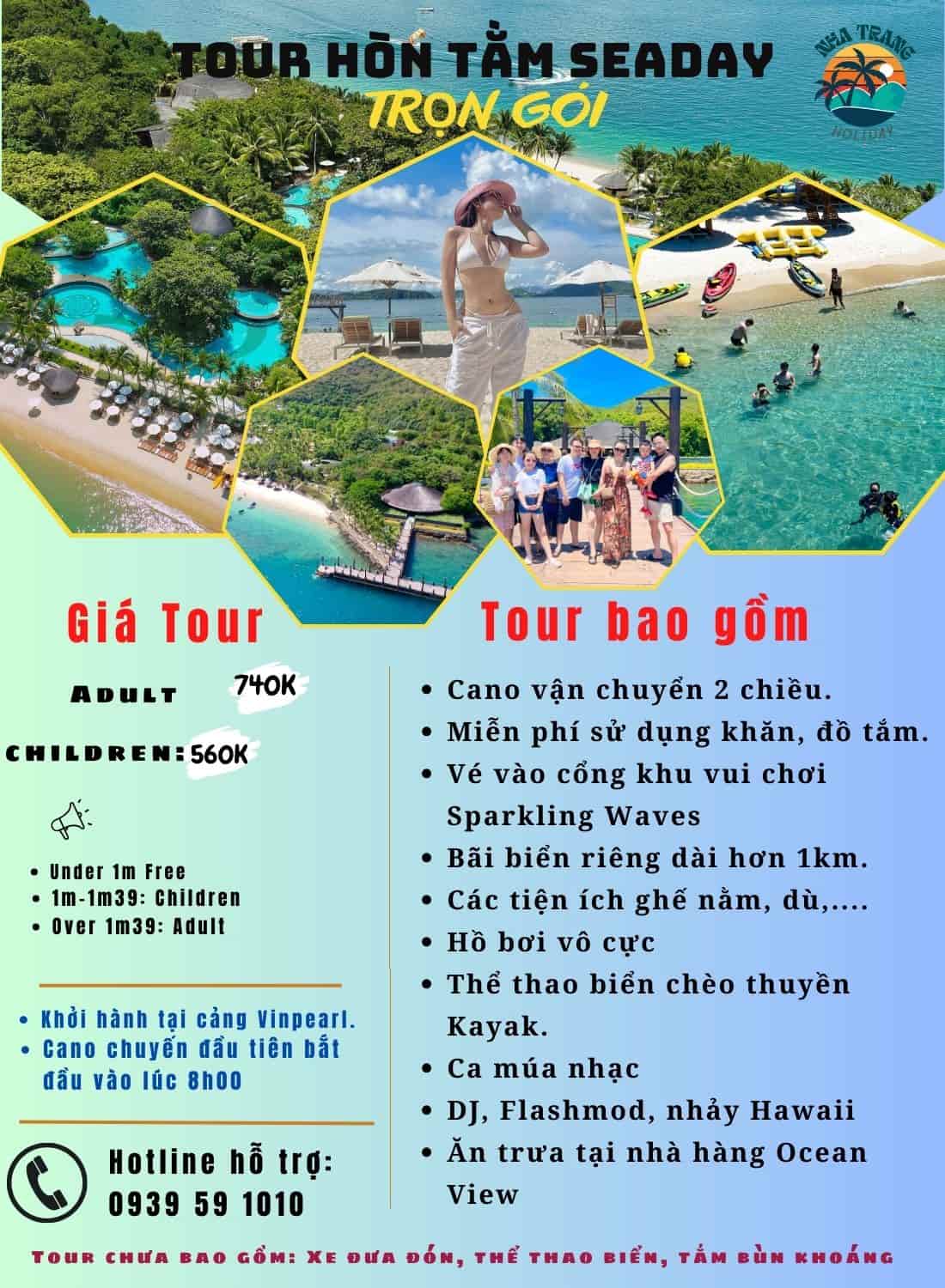 đặt vé hòn tằm nha trang