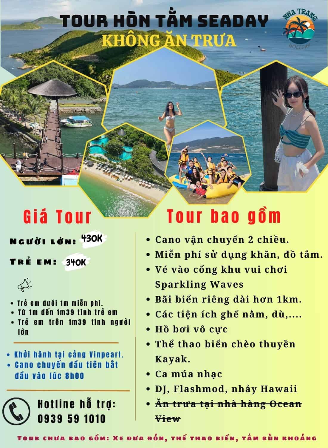 đặt vé hòn tằm nha trang
